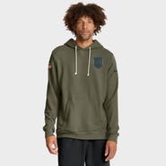 Nike Men's Nike Olive Carolina Panthers 2025 Salute to Service Sideline Standard Issue Dri-FIT Hoodie