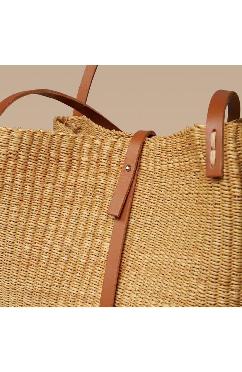 indego africa Amale Shoulder Bag, Alternate, color, Natural Elephant Grass