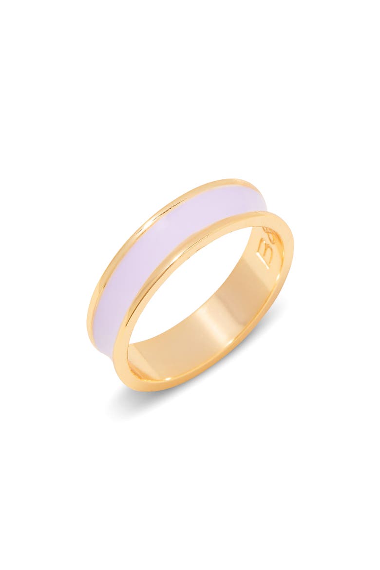 Madison Enamel Ring, Main, color, GOLD/LAVENDER