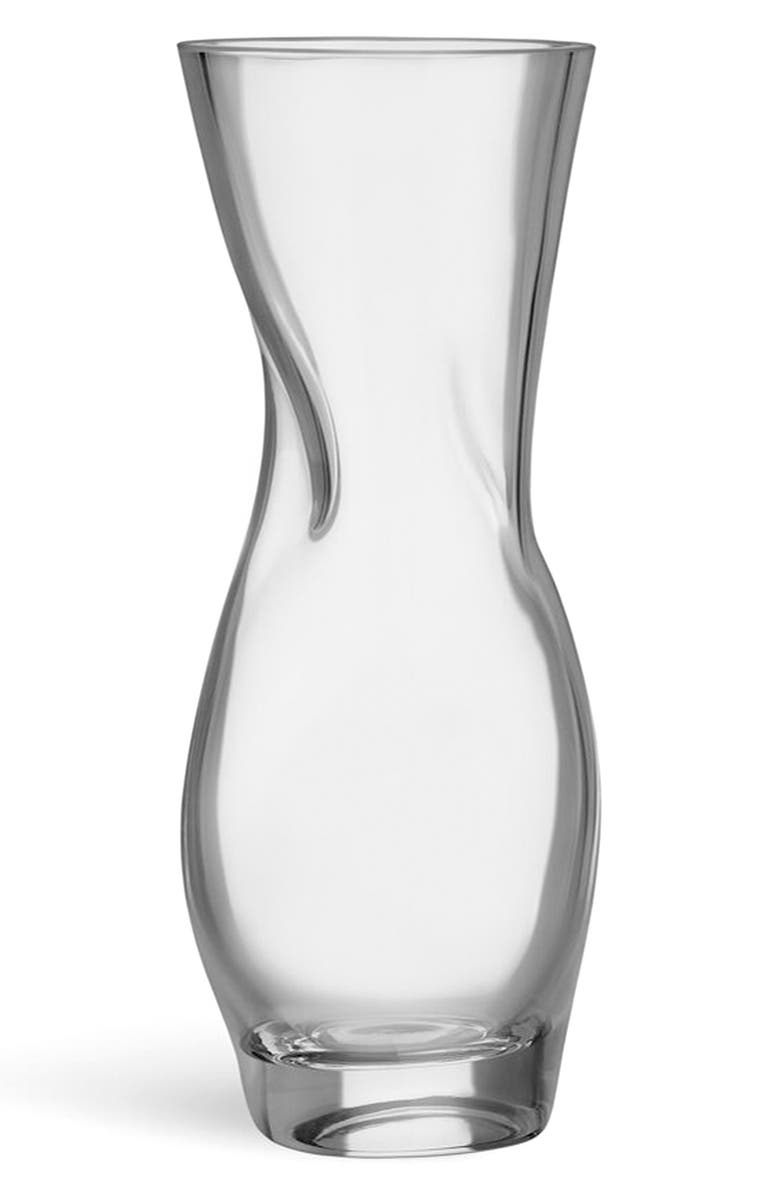 Orrefors Squeeze Tall Vase, Main, color, Clear