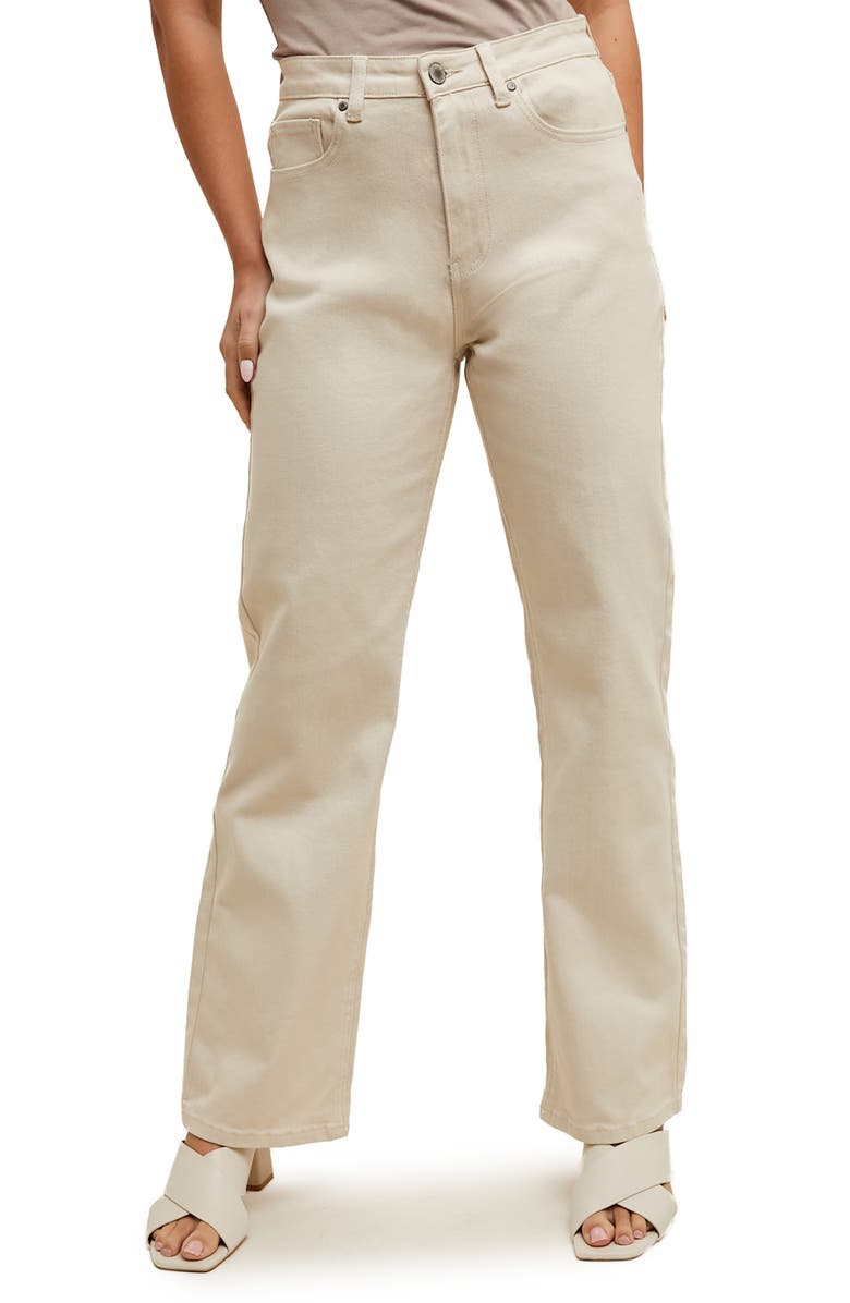 WISHLIST Five-Pocket Jeans, Main, color, Ecru