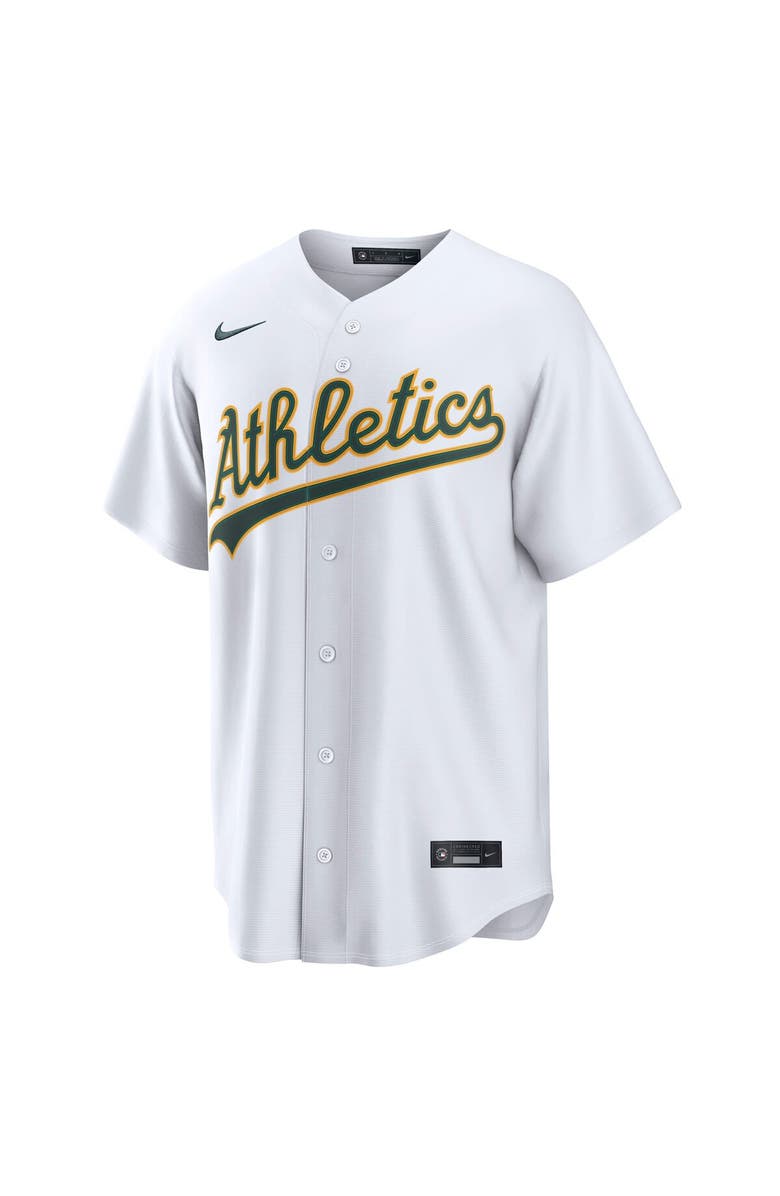 Nike Men's Nike White Athletics Home Replica Jersey, Alternate, color, White