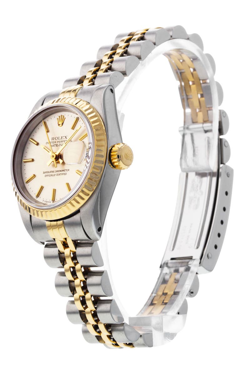 Watchfinder & Co. Rolex Preowned Oyster Perpetual Datejust Lady Bracelet Watch, 26mm, Alternate, color, 