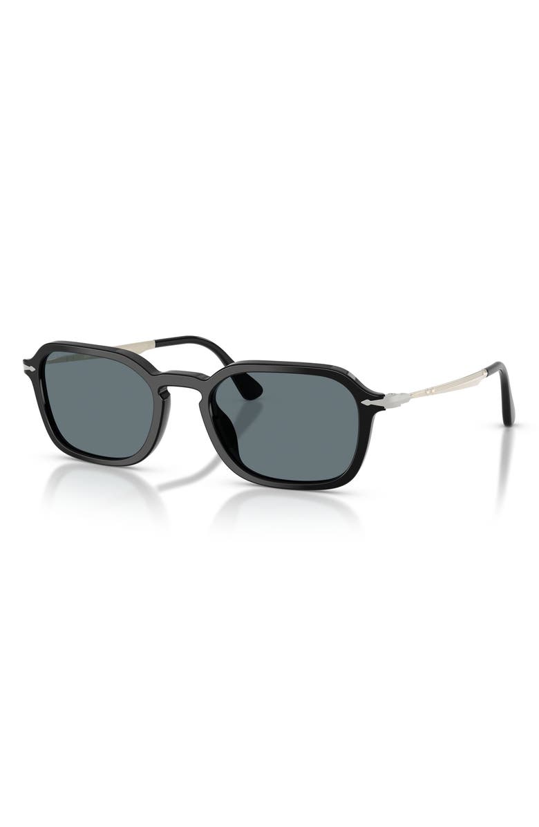 Persol 54mm Polarized Phantos Sunglasses, Alternate, color, Black / Polar Dark Grey