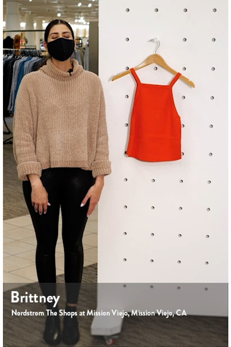 Cabot Halter Neck Knit Tank Top video