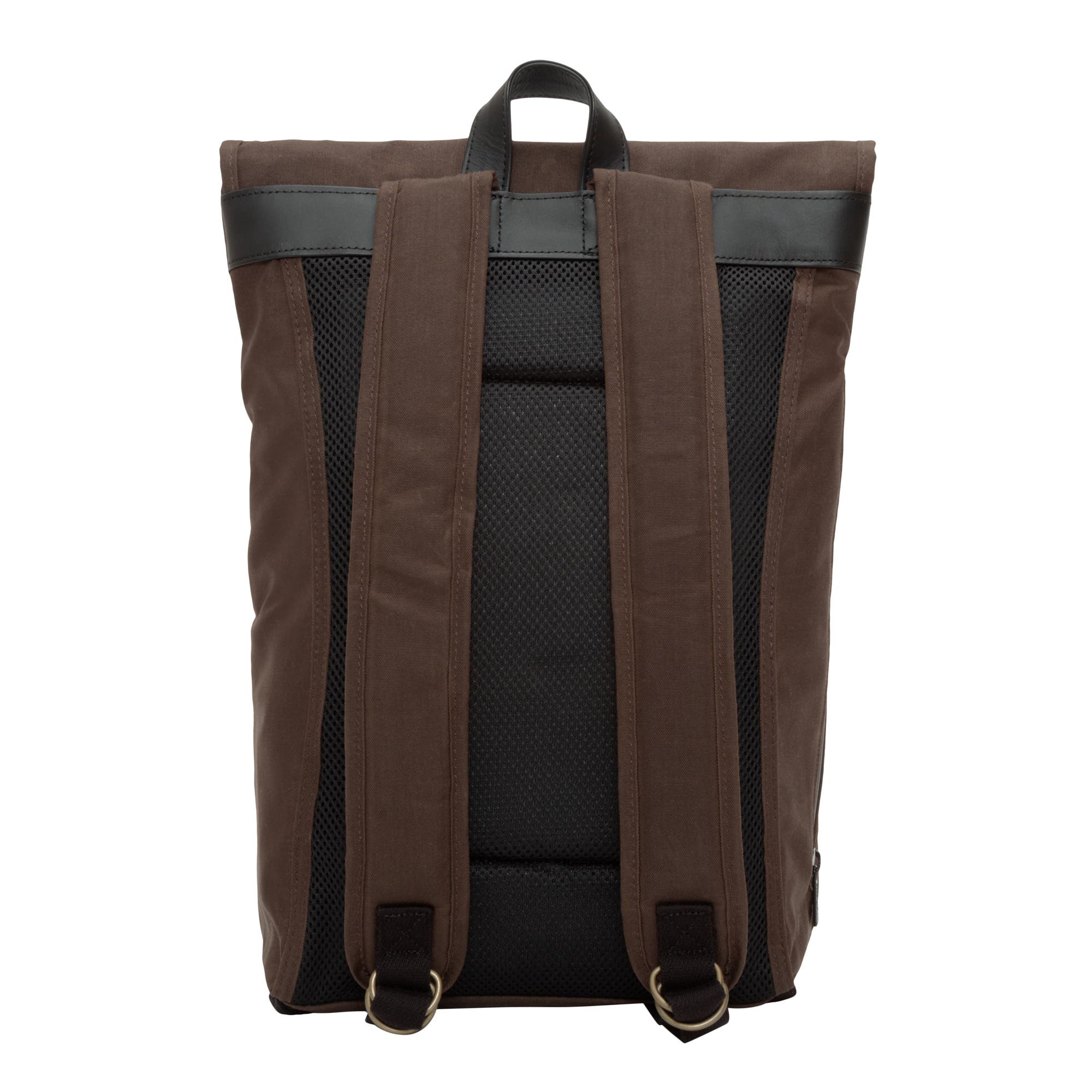 Waxed Nylon Bergen Backpack, Alternate, color, Dark Brown