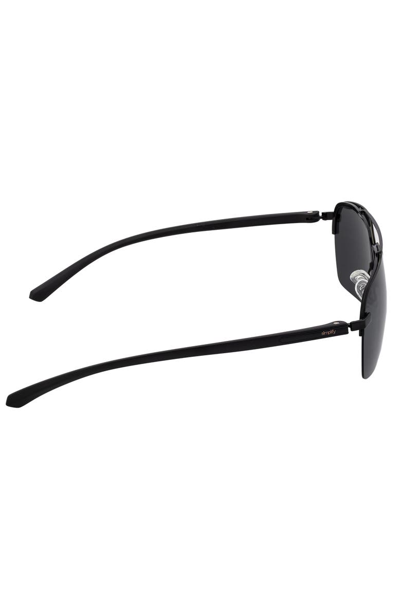 SIMPLIFY Lennox Polarized Sunglasses, Alternate, color, Black/Black