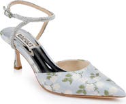 Badgley Mischka Collection Autumn Pointed Toe Ankle Strap Pump