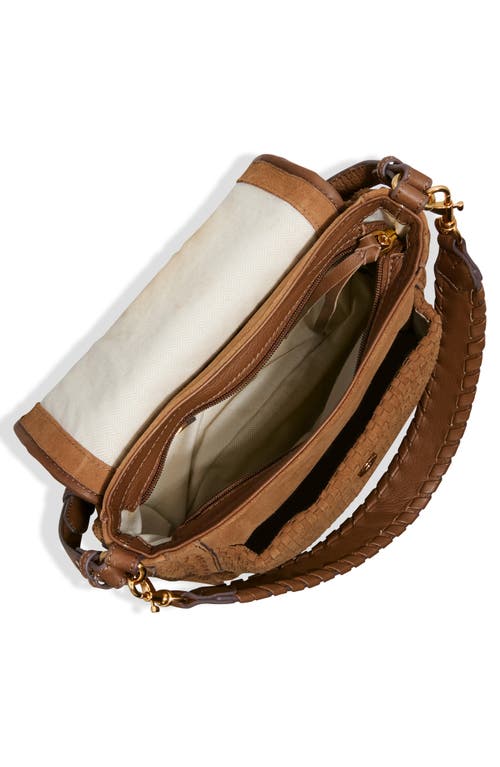 Aimee Kestenberg All For Love Woven Convertible Shoulder Bag In Brown