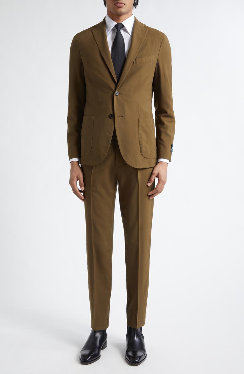 Boglioli Pickstitch Wool Sport Coat, Main, color, Light Brown