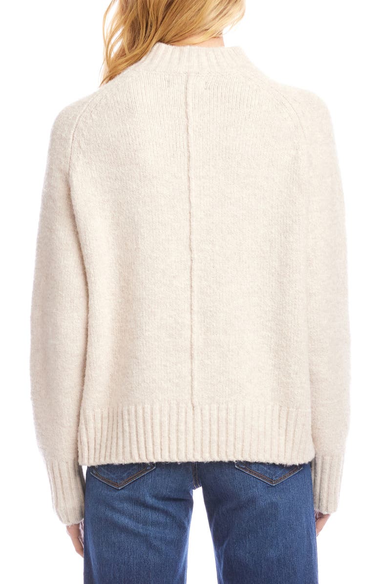 Karen Kane Turtleneck Sweater, Alternate, color, Oatmeal