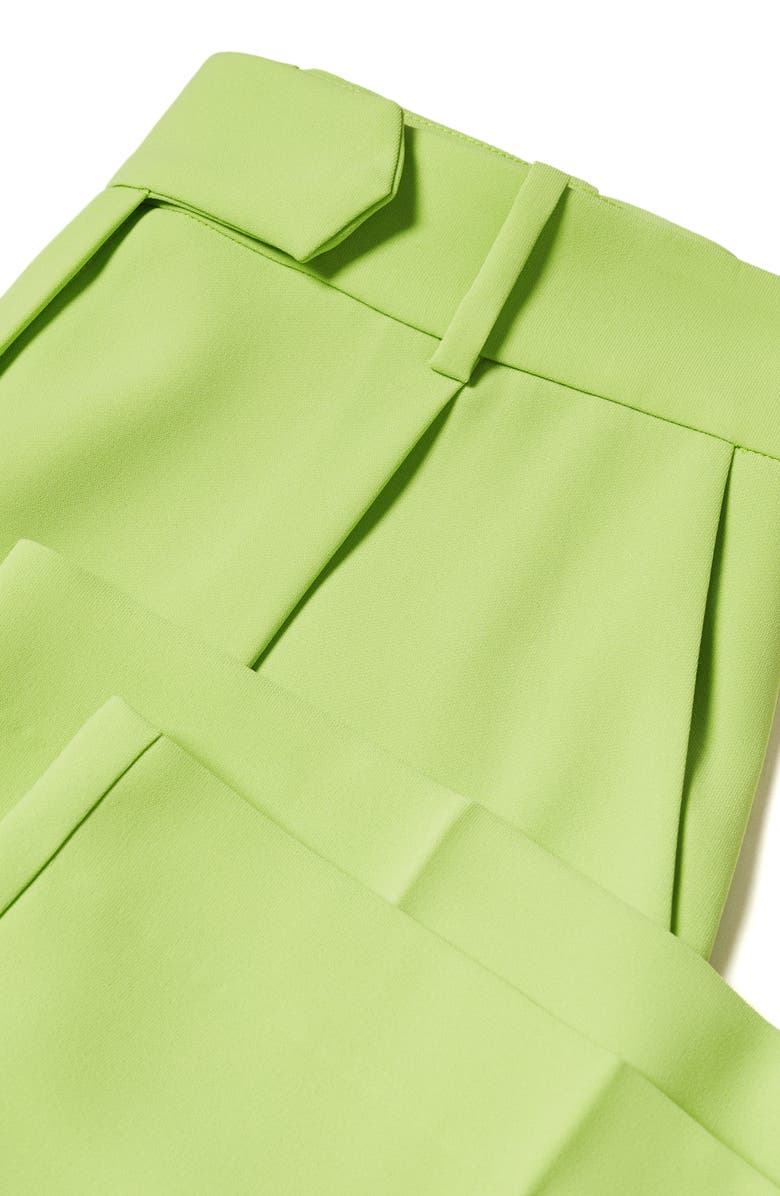 MANGO Pleat Front Wide Leg Pants, Alternate, color, 