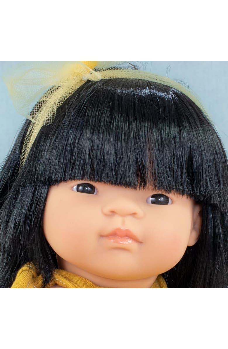 Miniland My Friends and Me Collection Asian Baby Girl Doll with Black Hair - 15", Alternate, color,