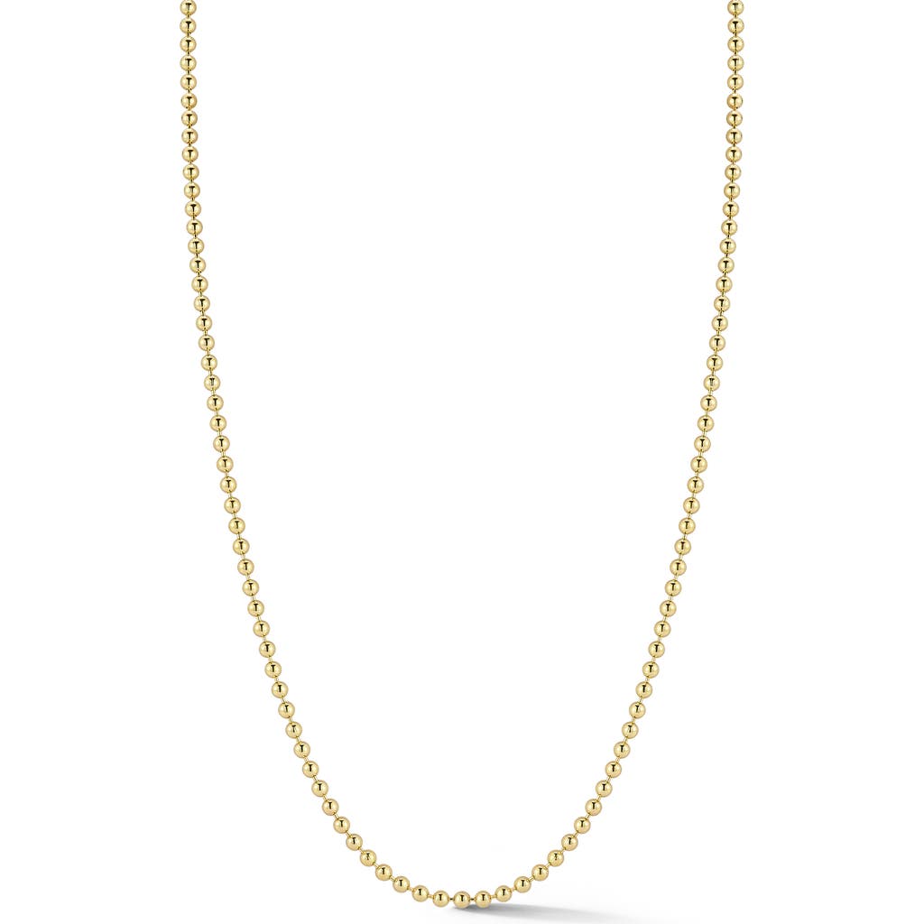 Yield Of Men 3mm Ball Chain Necklace In Gold