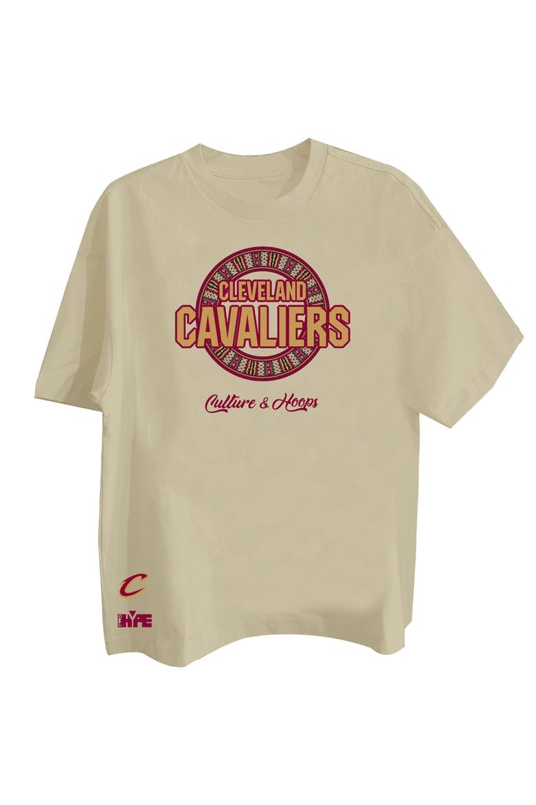 Men's Two Hype Khaki Cleveland Cavaliers Worldwide Collection Premium T-Shirt, Alternate, color, Khaki