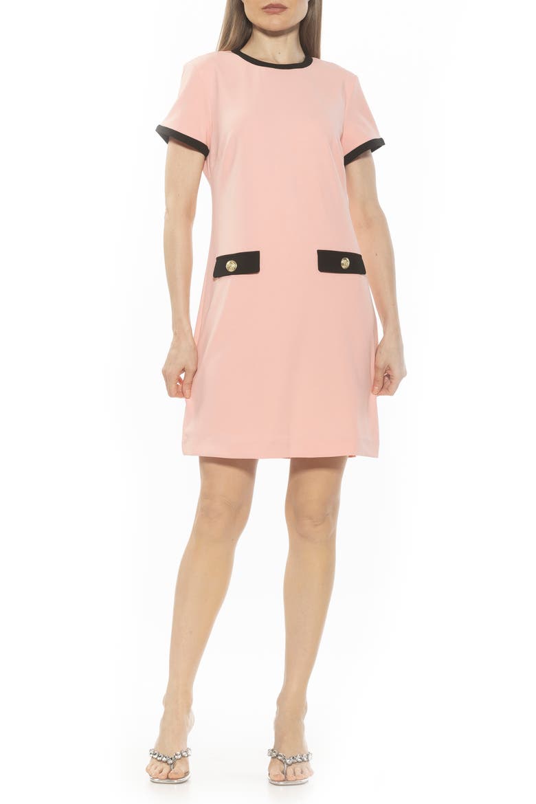 Carys Shift Dress, Main, color, PINK