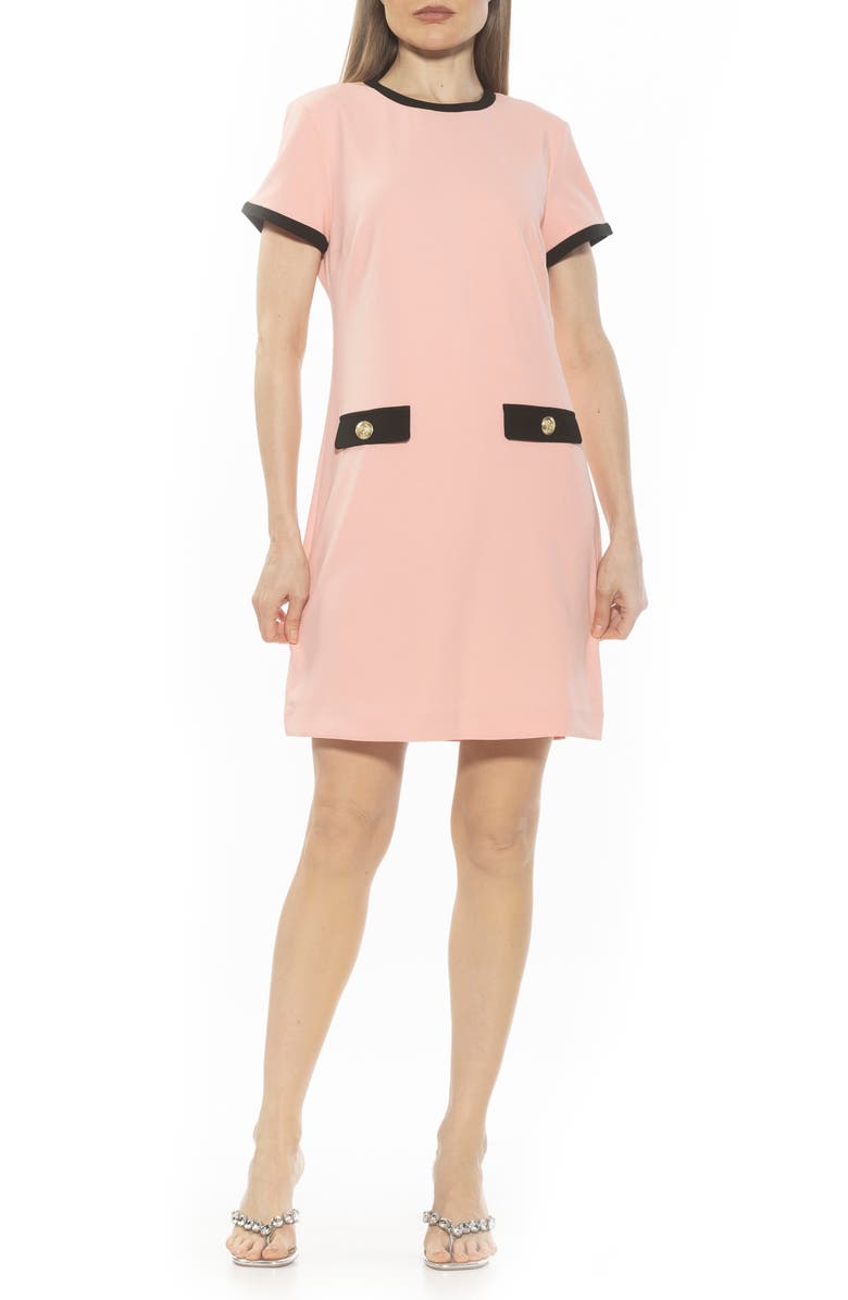 Alexia Admor Carys Shift Dress, Main, color, Pink