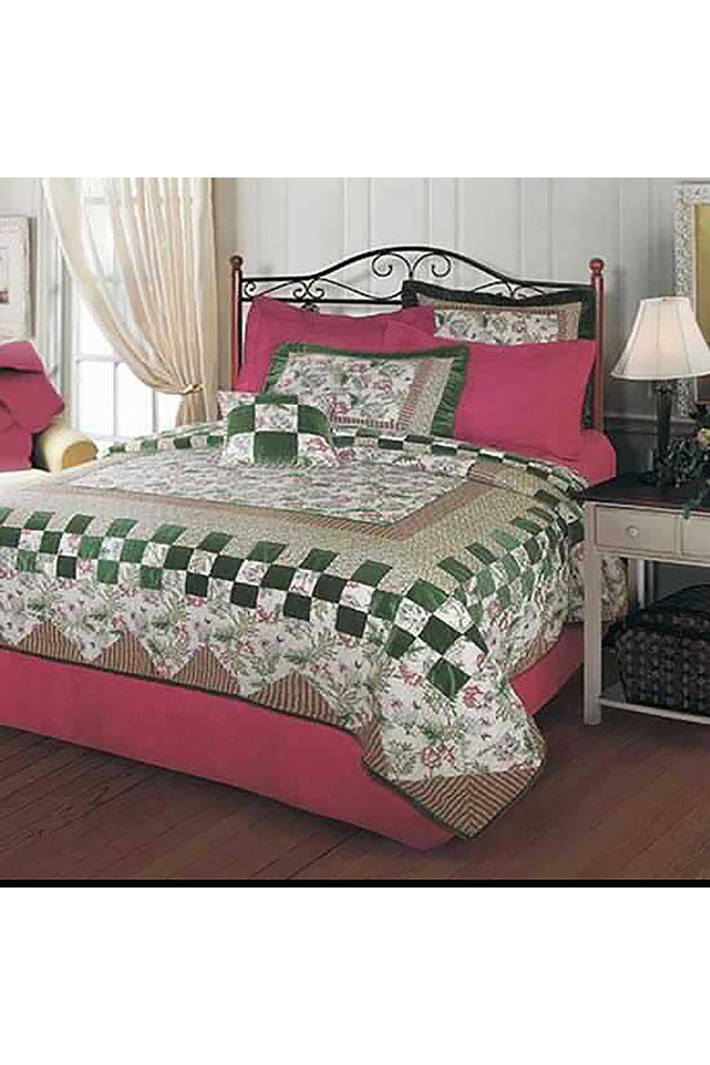 Plant Quilt, Main, color, Green