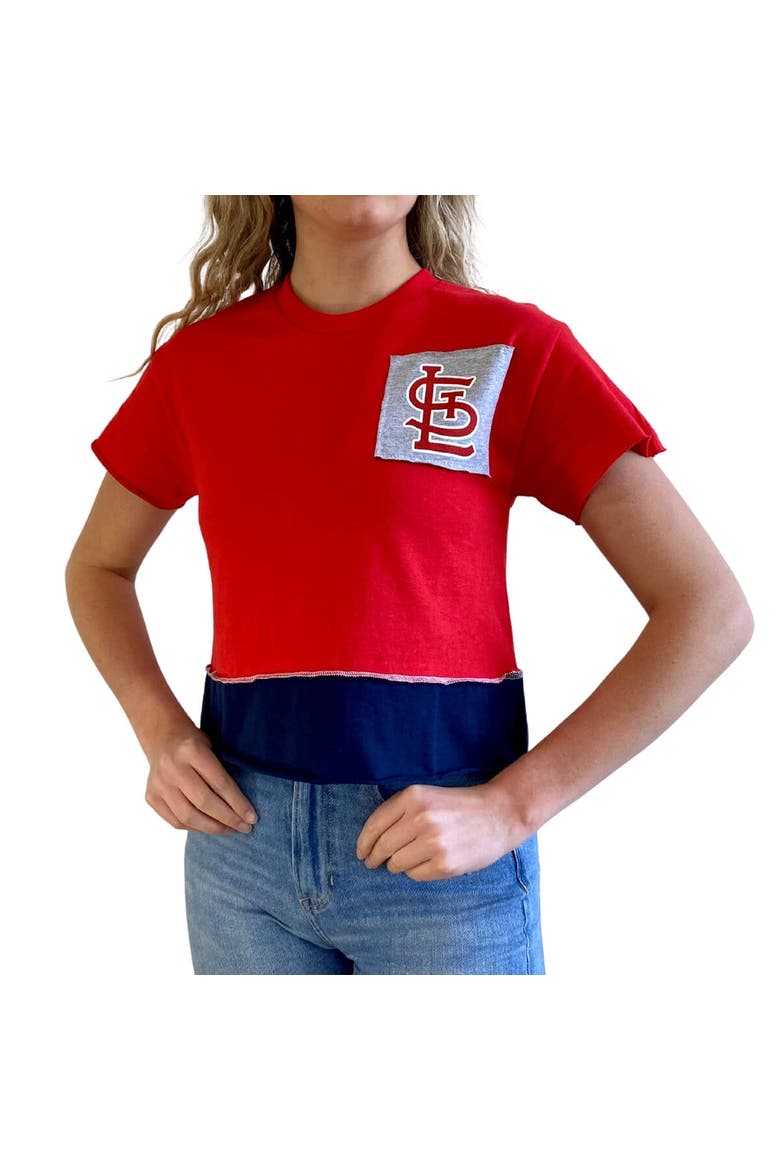 Women's Refried Apparel Red St. Louis Cardinals Cropped T-Shirt, Alternate, color, Red