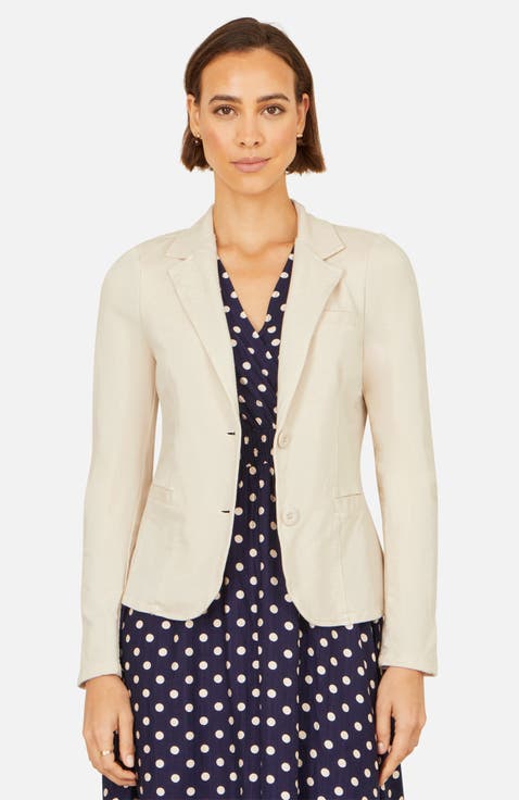 Stretch Cotton Blazer