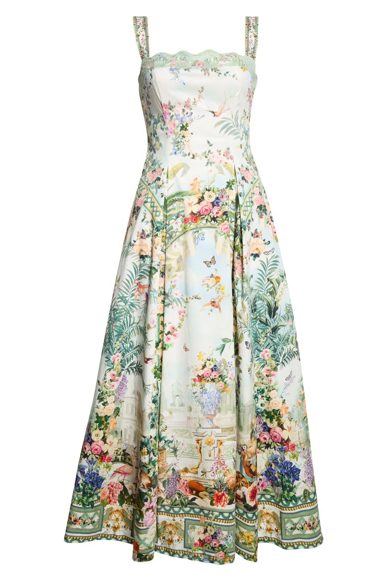Long Fit And Flare Dress, Main, color, ART FOR THE EMPRESS