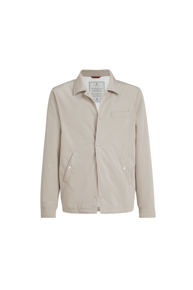 Bonded nylon outerwear jacket, Alternate, color, Dove Grey
