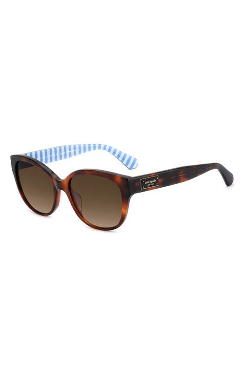 Shop Kate Spade New York Ninna 55mm Gradient Round Sunglasses