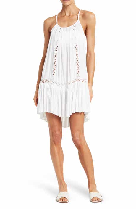 BOHO ME Tonal Lace Scoop Neck Dress