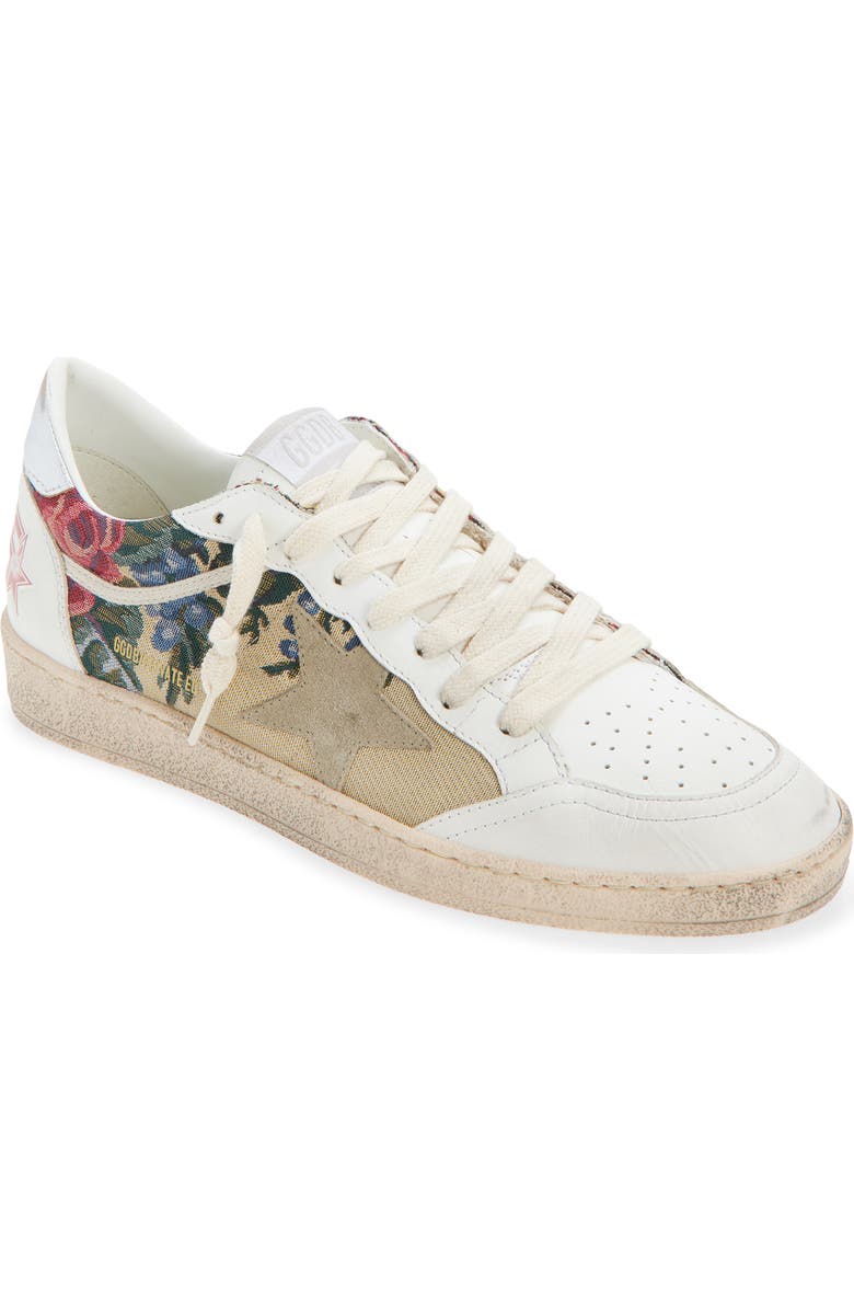 Golden Goose Ball Star Sneaker, Main, color, White/ Multicolor
