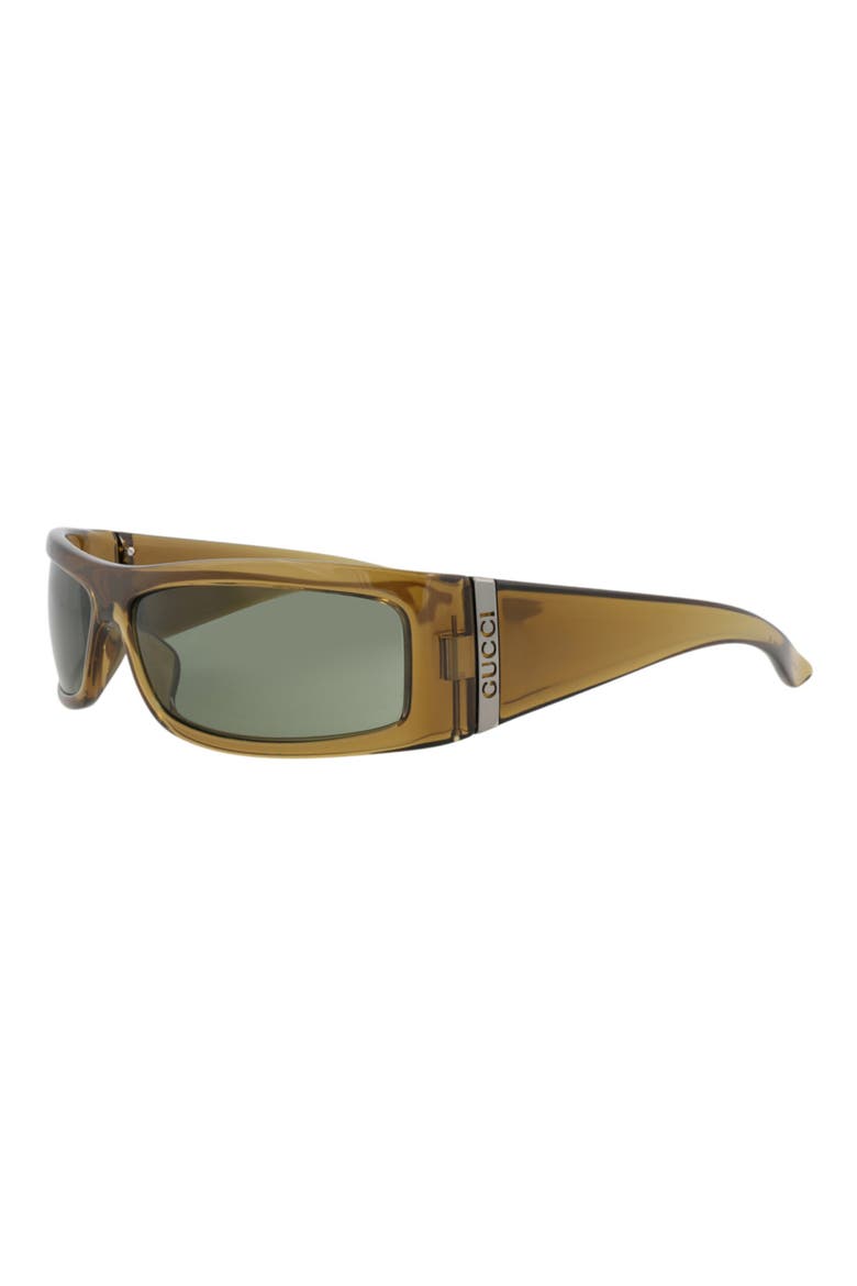 64mm Oversize Square Sunglasses, Alternate, color, BROWN BROWN GREEN