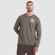 Nike Men's Nike Olive Cleveland Browns 2025 Salute to Service Sideline Long Sleeve T-Shirt