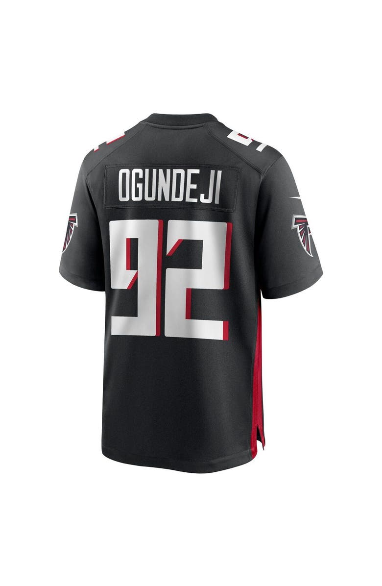 Nike Men's Nike Adetokunbo Ogundeji Black Atlanta Falcons Game Jersey, Alternate, color,