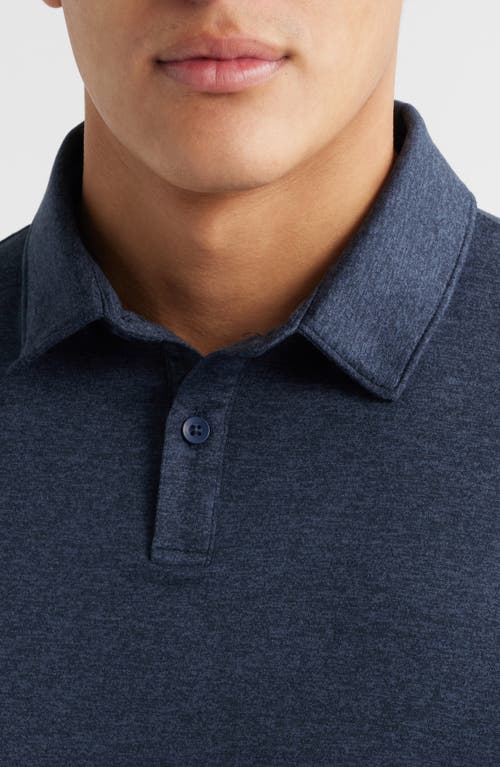 Zella Dynamic Train Polo In Navy Eclipse