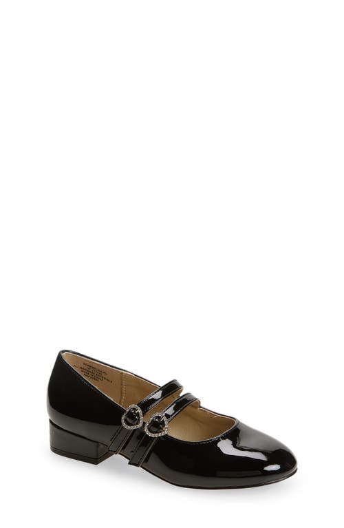 Nordstrom Kids' Rebecka Double Buckle Mary Jane Pump In Black