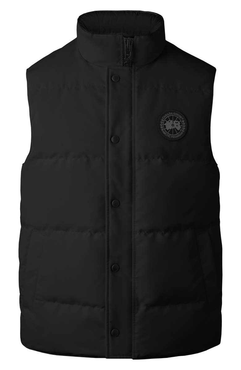 Canada Goose Garson Crinkle Cotton Blend Down Vest, Main, color,