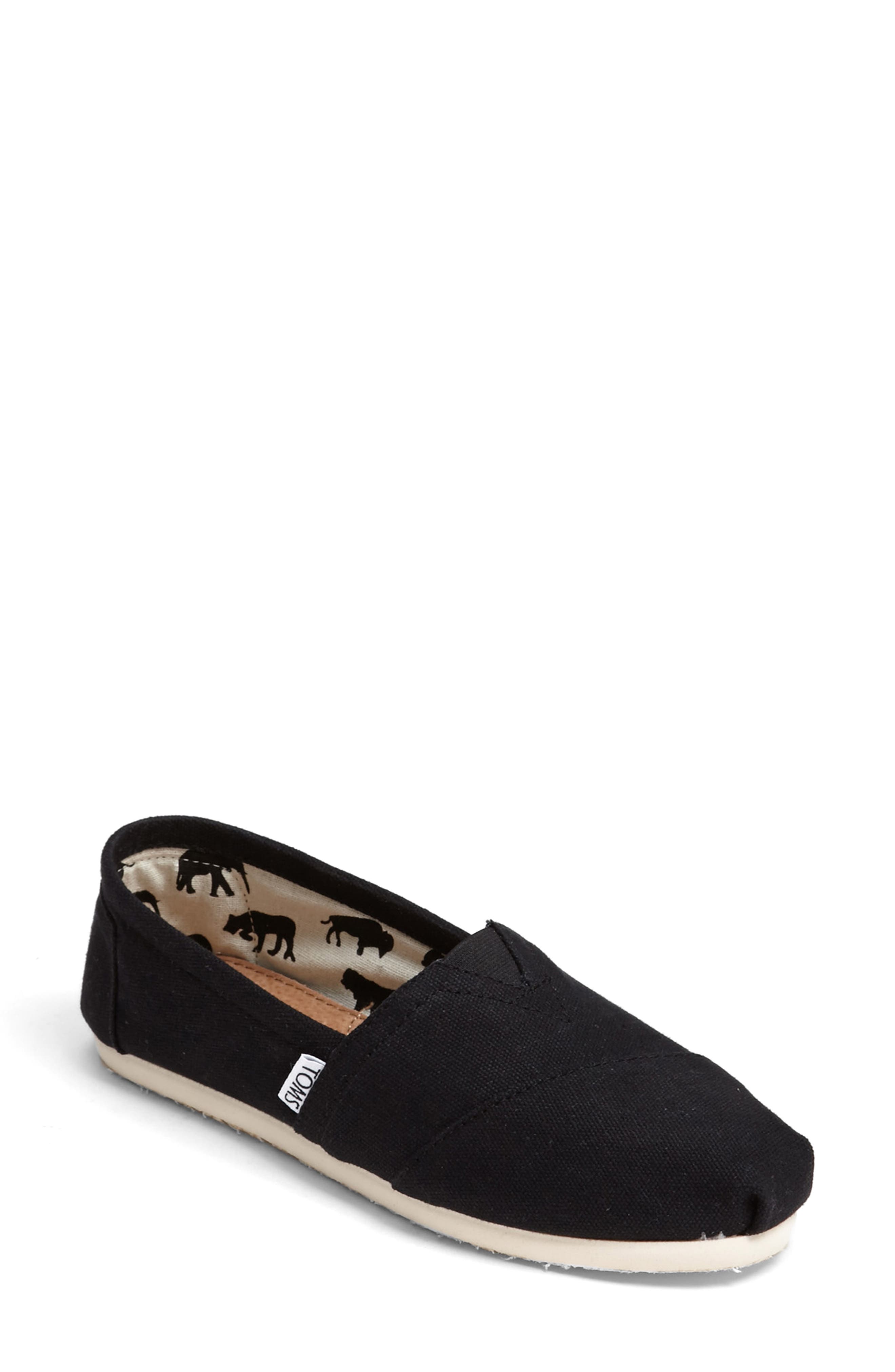 TOMS Classic Canvas Slip-On, Main, color, 