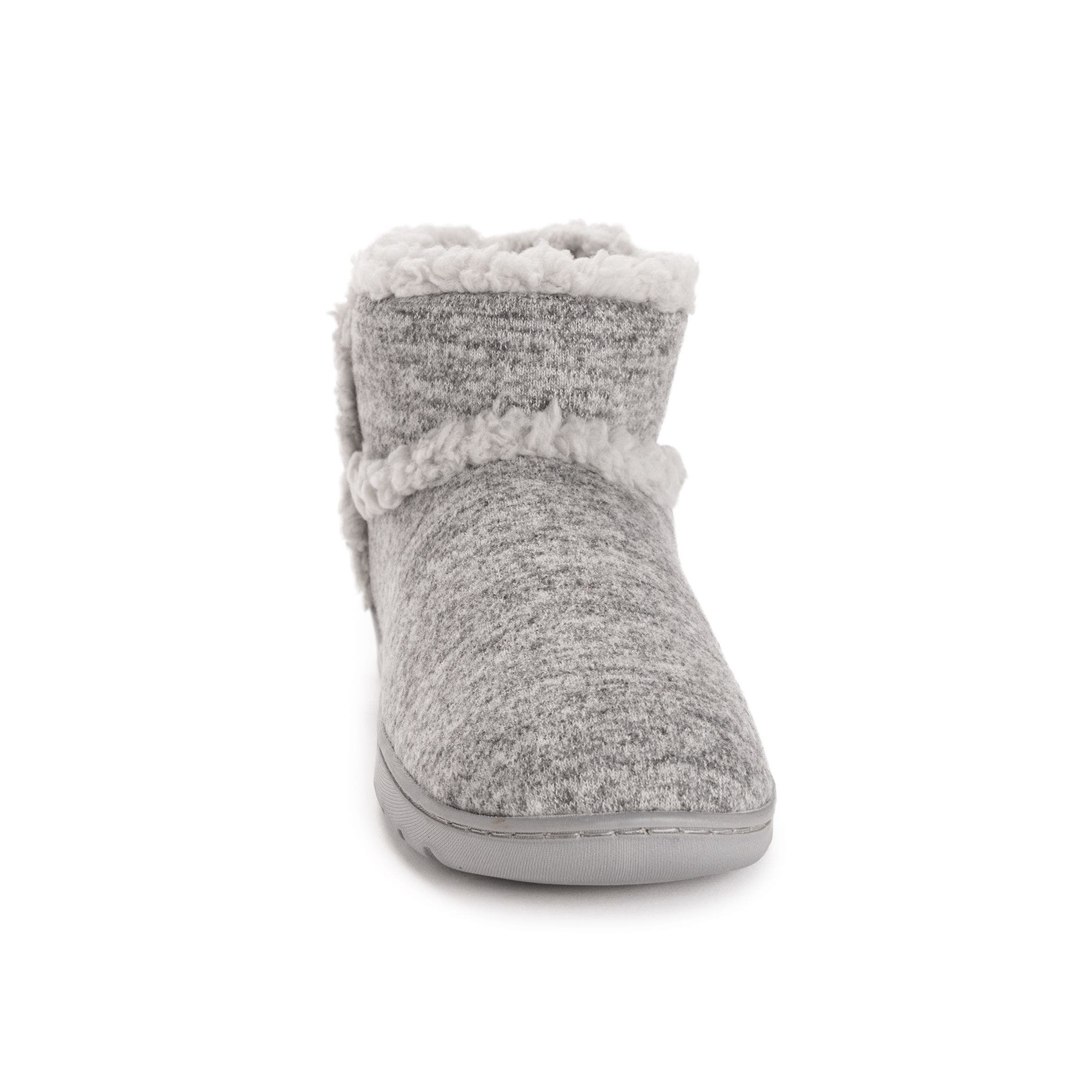 MUK LUKS Aubree Bootie Slipper, Alternate, color, Grey