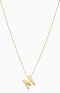 Oradina 14K Gold Love Letter Initial Necklace