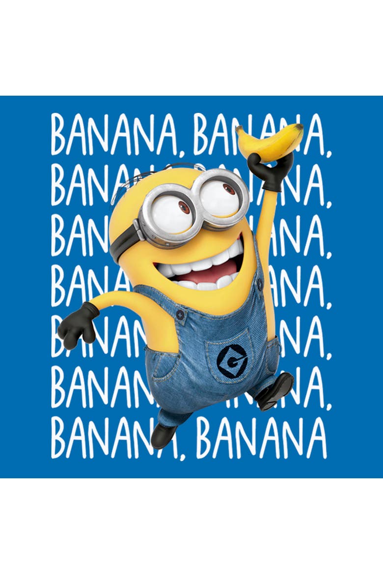 Men's Minions Repeat Short Sleeve Graphic T-Shirt, Alternate, color, Royal Blue