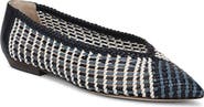 Veronica Beard Bancroft Woven Pointed Toe Flat