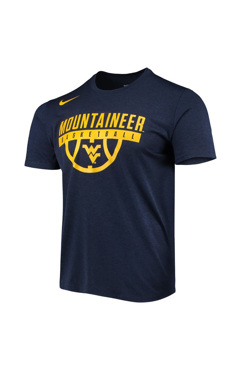 Nike Men's Nike Navy West Virginia Mountaineers Basketball Drop Legend Performance T-Shirt, Alternate, color, Navy