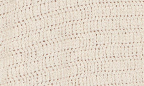 Truth Short Sleeve Open Knit Button-up Shirt In Neutral