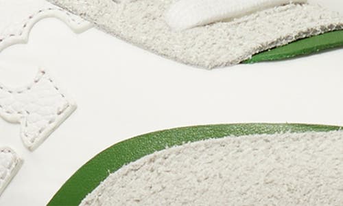 Tory Burch Destiny Trainer Sneaker In White/purity/pale Green