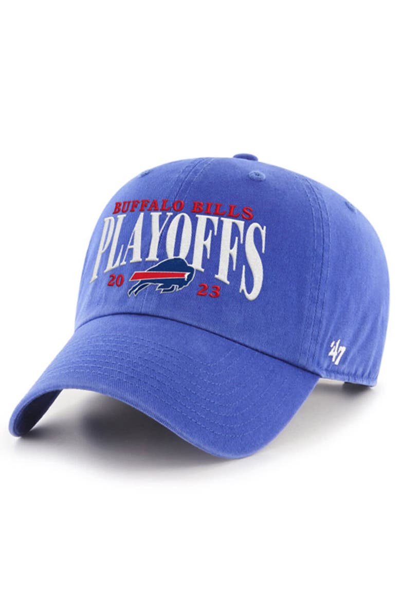 '47 Men's '47  Royal Buffalo Bills 2023 NFL Playoffs Clean Up Adjustable Hat, Main, color, 