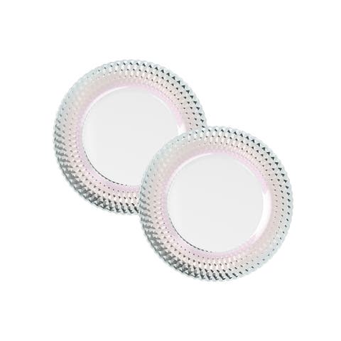 Boston Pearl Buffet Plate Pair