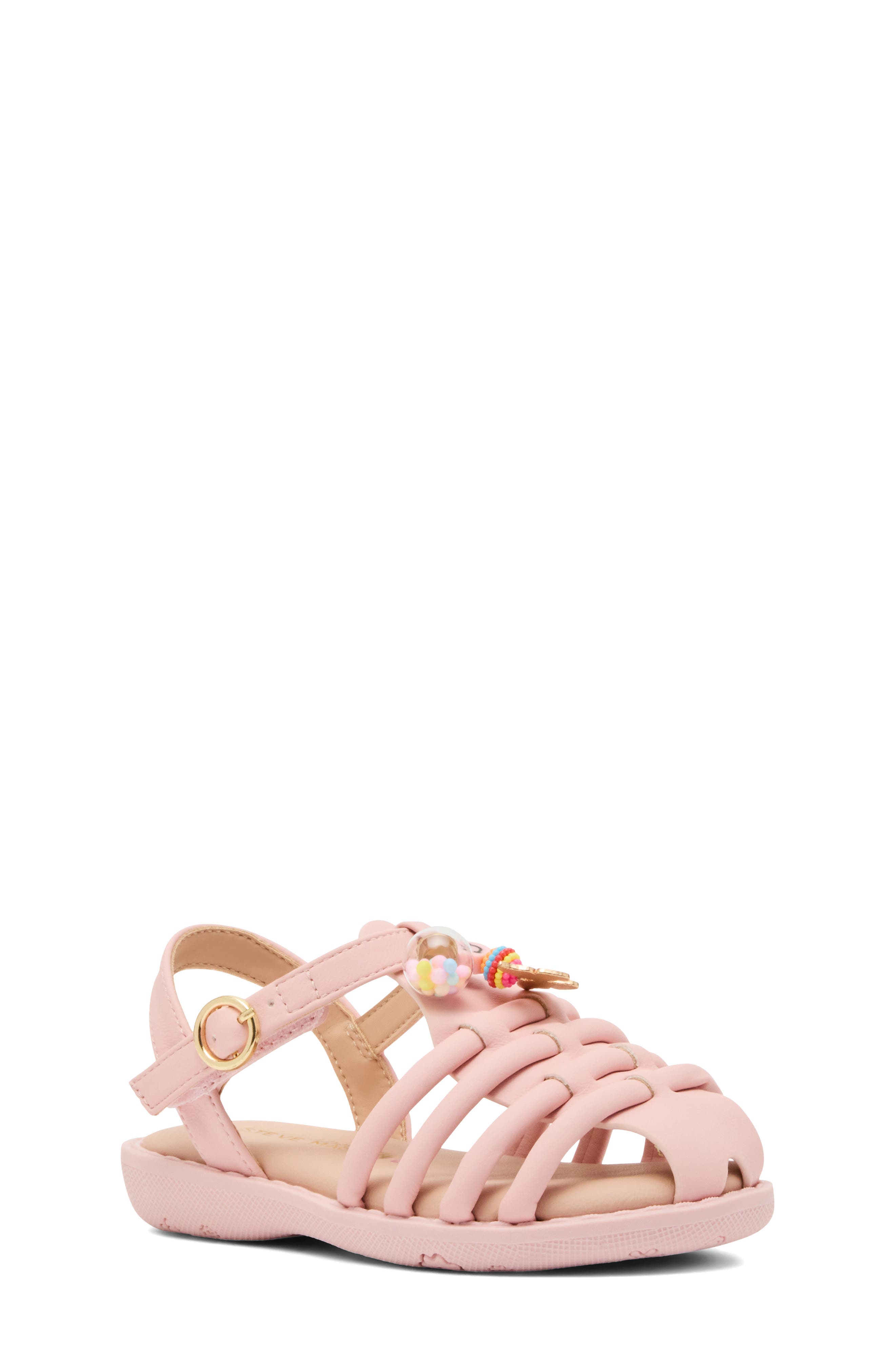 Steve Madden Kids' Pocket Fisherman Sandal, Main, color, Blush