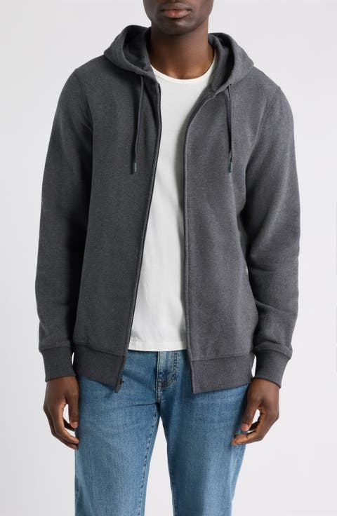Ace Cotton Blend French Terry Zip Hoodie