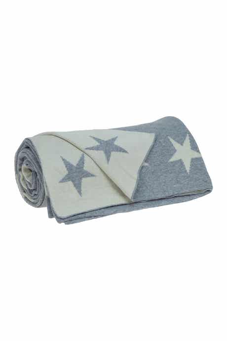 PARKLAND COLLECTION Transitional Grey 52" x 70" Knitted Throw Blanket