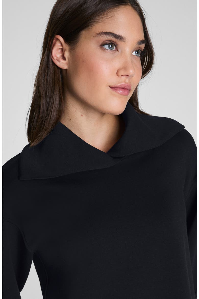 Brushed Hoodie, Alternate, color, VERY BLACK
