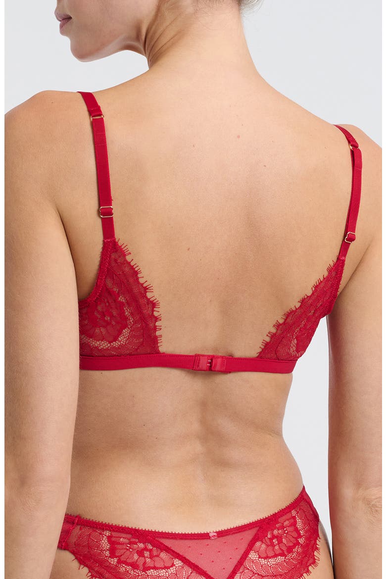 Iconique Triangle Bra, Alternate, color, RED